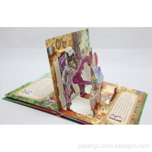 Christmas Greeting Card Pop Up Book Printing Service With D